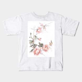 Pink roses Kids T-Shirt